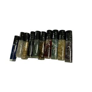 Blossom Zodiac Roll On Lip Gloss Set Vanilla Flavored 10 Piece‎ Collection